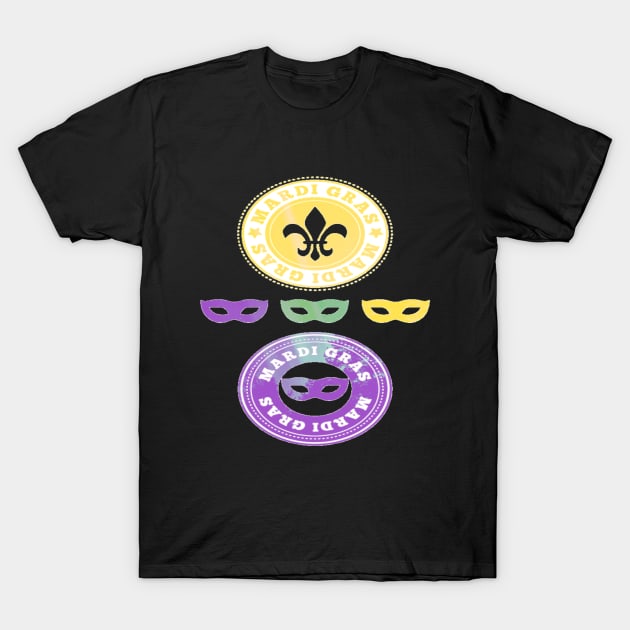 Mardi Gras T-Shirt by Tnt0244